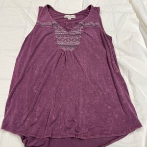 Knox rose purple blouse